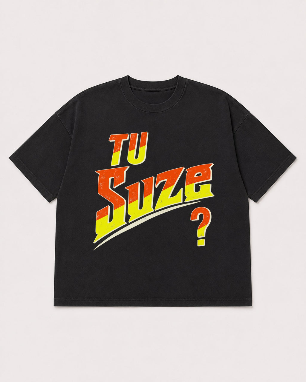 Mockup Boxy Heavyweight Tee Black product