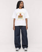 Mockup Boxy Heavyweight Tee White female full-body 04