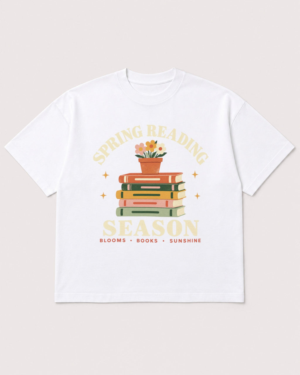 Mockup Boxy Heavyweight Tee White product