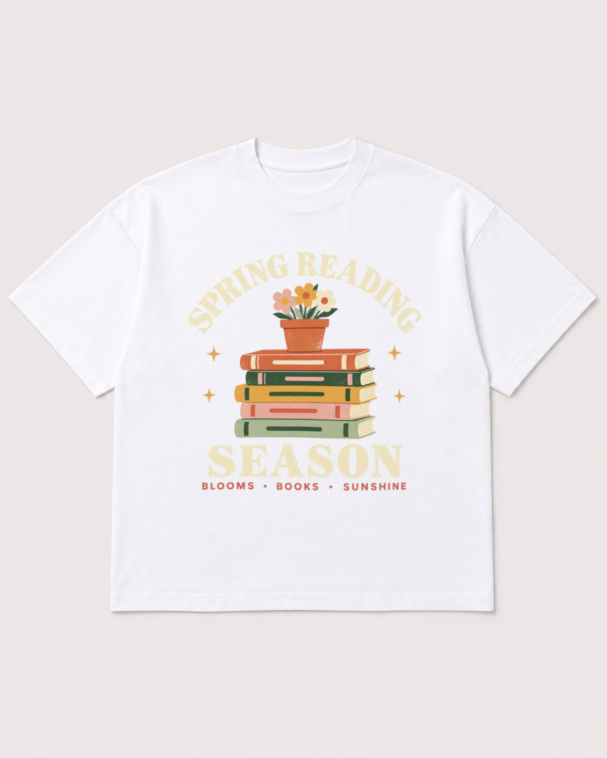 Mockup Boxy Heavyweight Tee White product