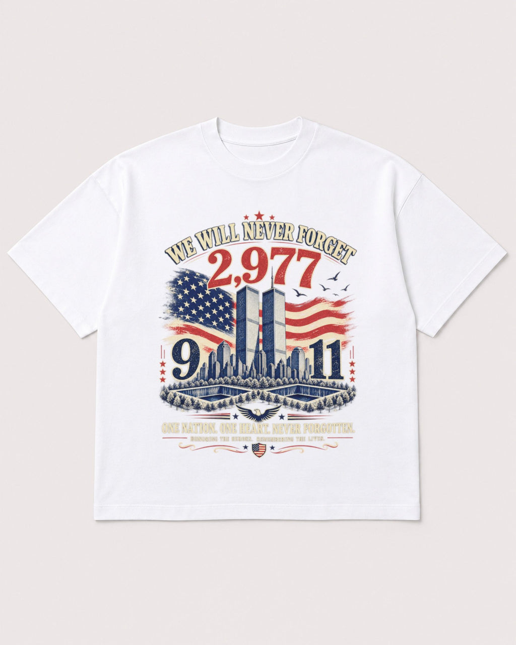 Mockup Boxy Heavyweight Tee White product
