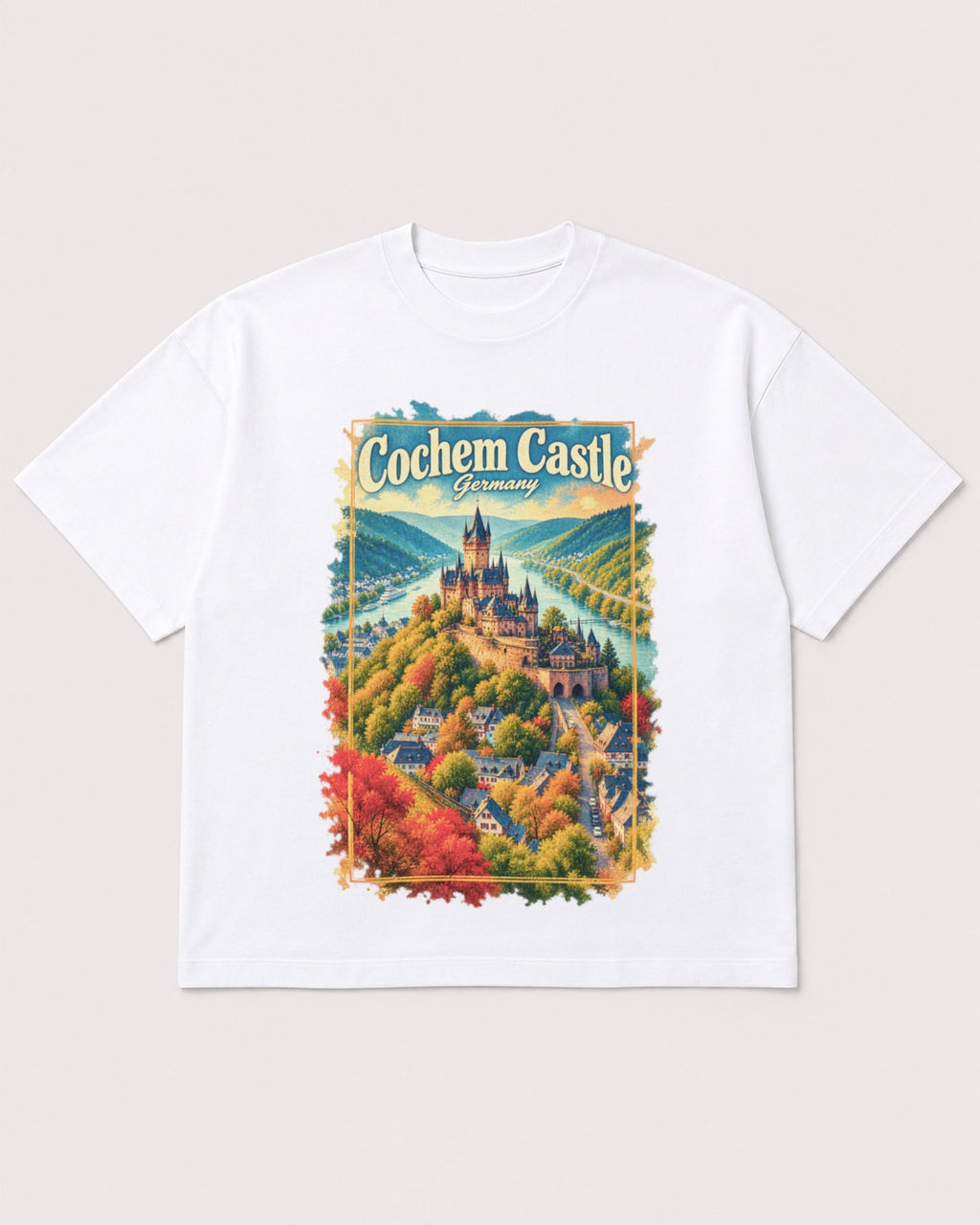 Mockup Boxy Heavyweight Tee White product