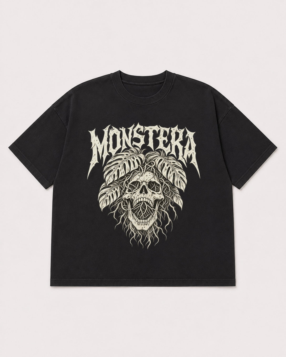 Mockup Boxy Heavyweight Tee Black product