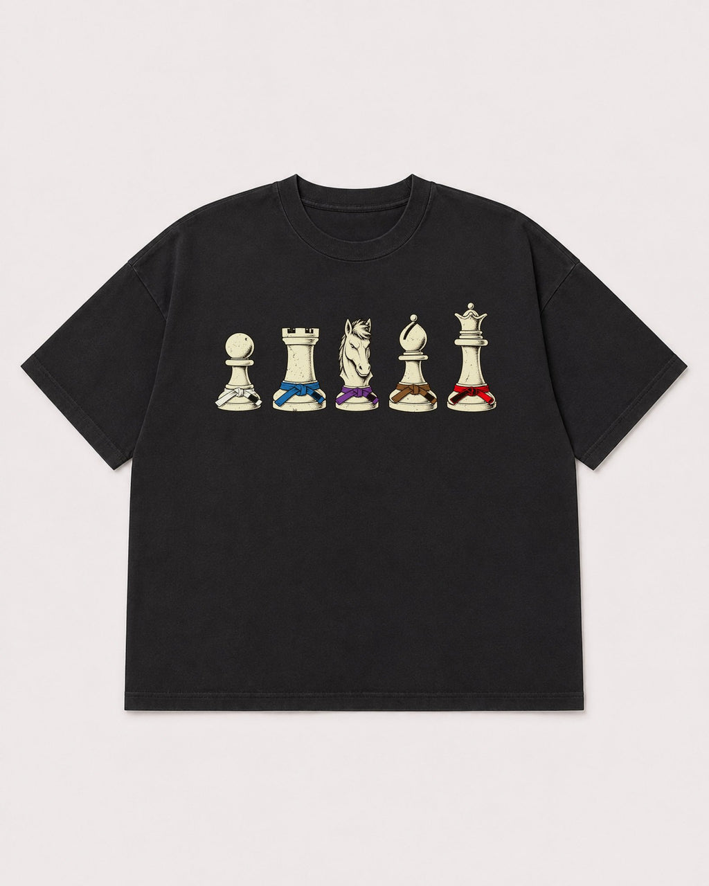 Mockup Boxy Heavyweight Tee Black product