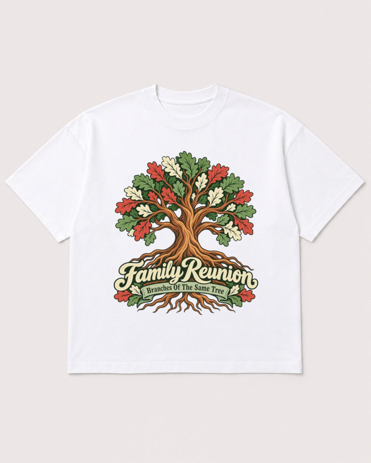 Mockup Boxy Heavyweight Tee White product