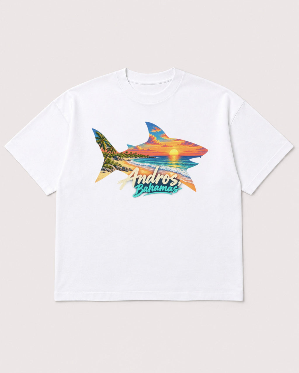 Mockup Boxy Heavyweight Tee White product