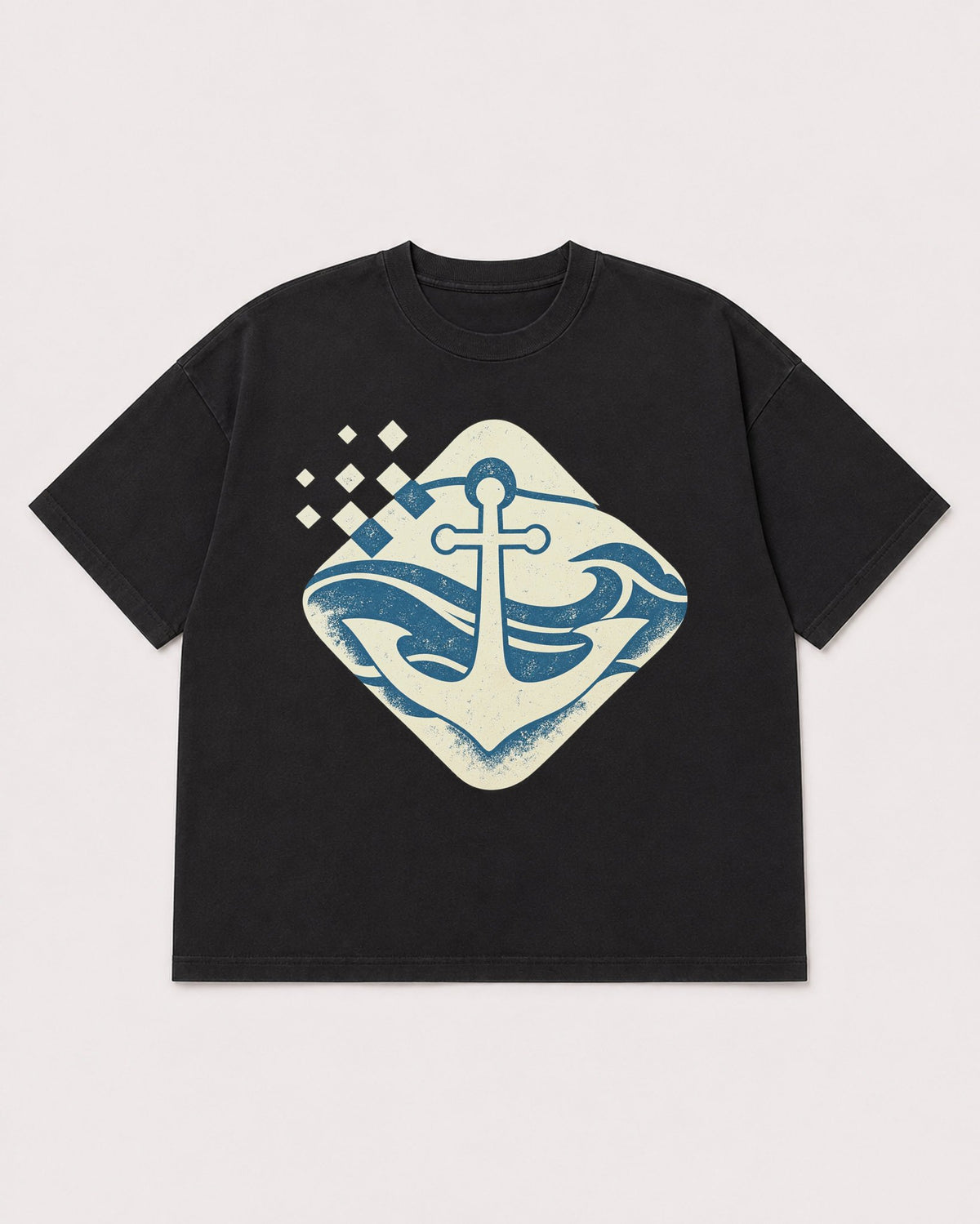 Mockup Boxy Heavyweight Tee Black product