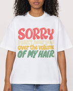 Mockup Boxy Heavyweight Tee White female close-up 05