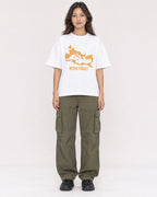 Mockup Boxy Heavyweight Tee White female full-body 02