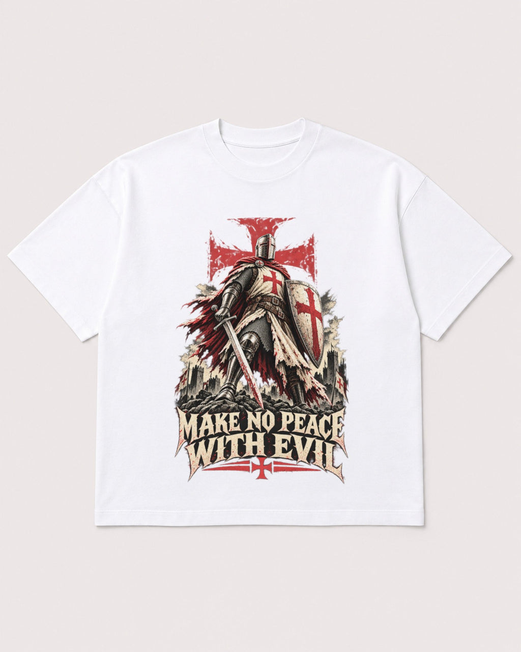 Mockup Boxy Heavyweight Tee White product