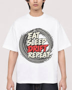 Mockup Boxy Heavyweight Tee White male close-up 11
