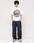 Mockup Boxy Heavyweight Tee White male full-body 11