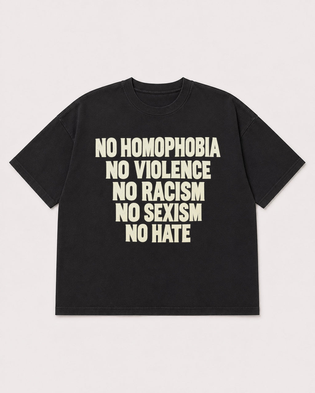 Mockup Boxy Heavyweight Tee Black product