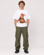 Mockup Boxy Heavyweight Tee White male full-body 09