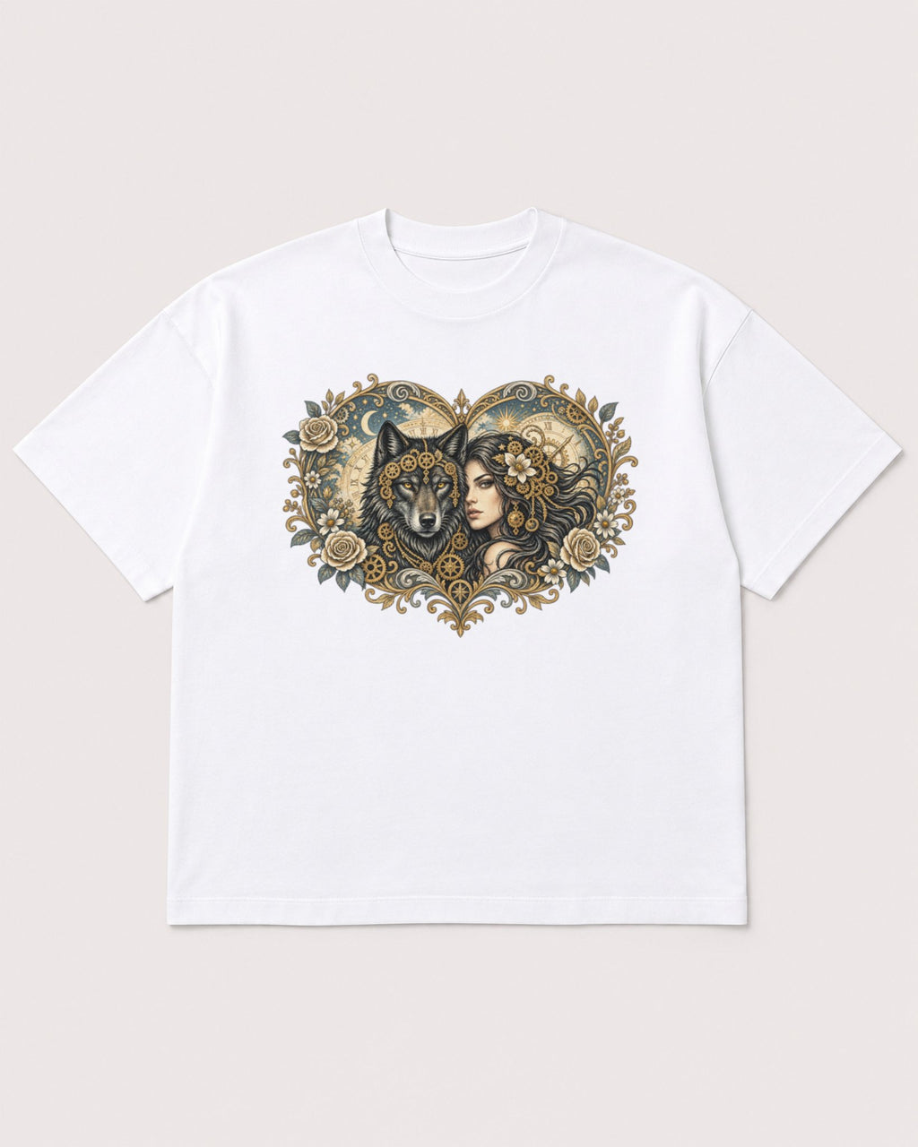 Mockup Boxy Heavyweight Tee White product