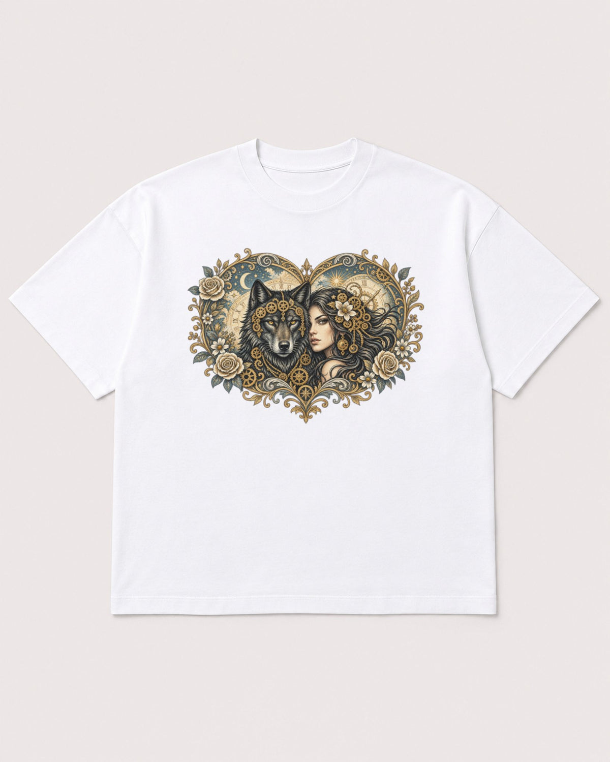 Mockup Boxy Heavyweight Tee White product