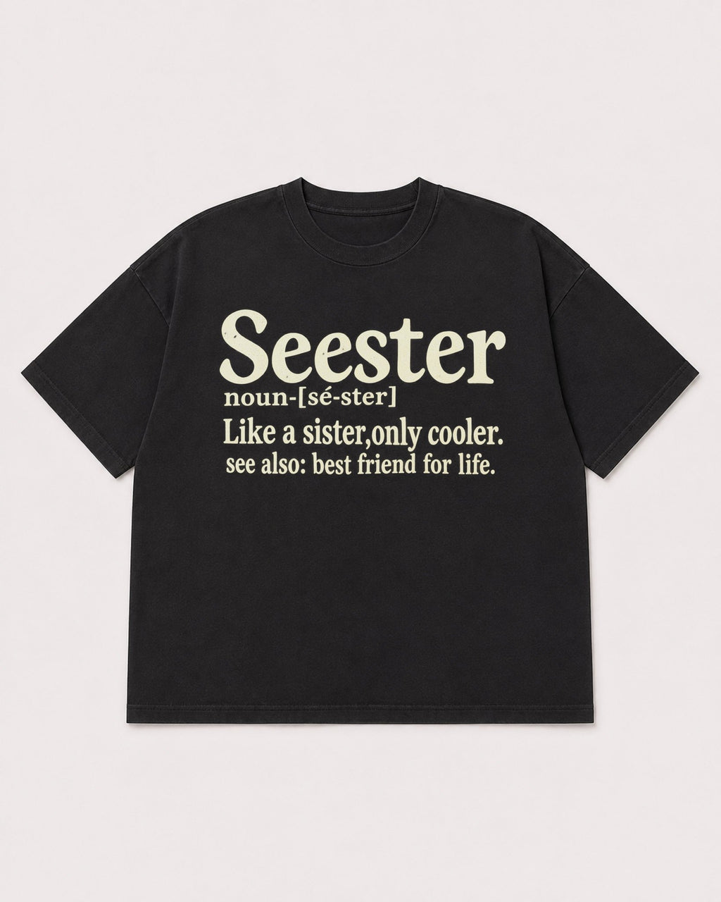 Mockup Boxy Heavyweight Tee Black product