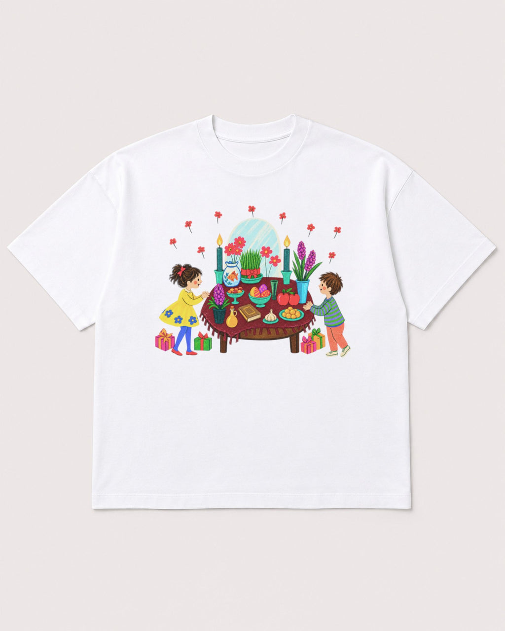 Mockup Boxy Heavyweight Tee White product