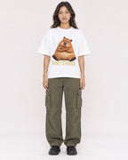 Mockup Boxy Heavyweight Tee White female full-body 02