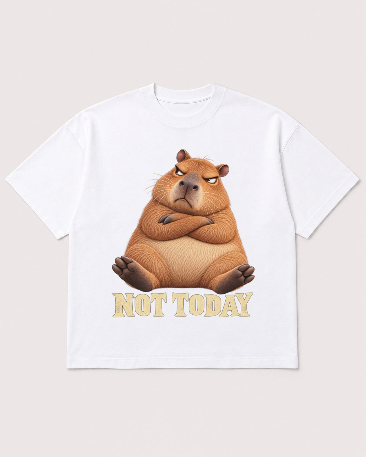 Mockup Boxy Heavyweight Tee White product