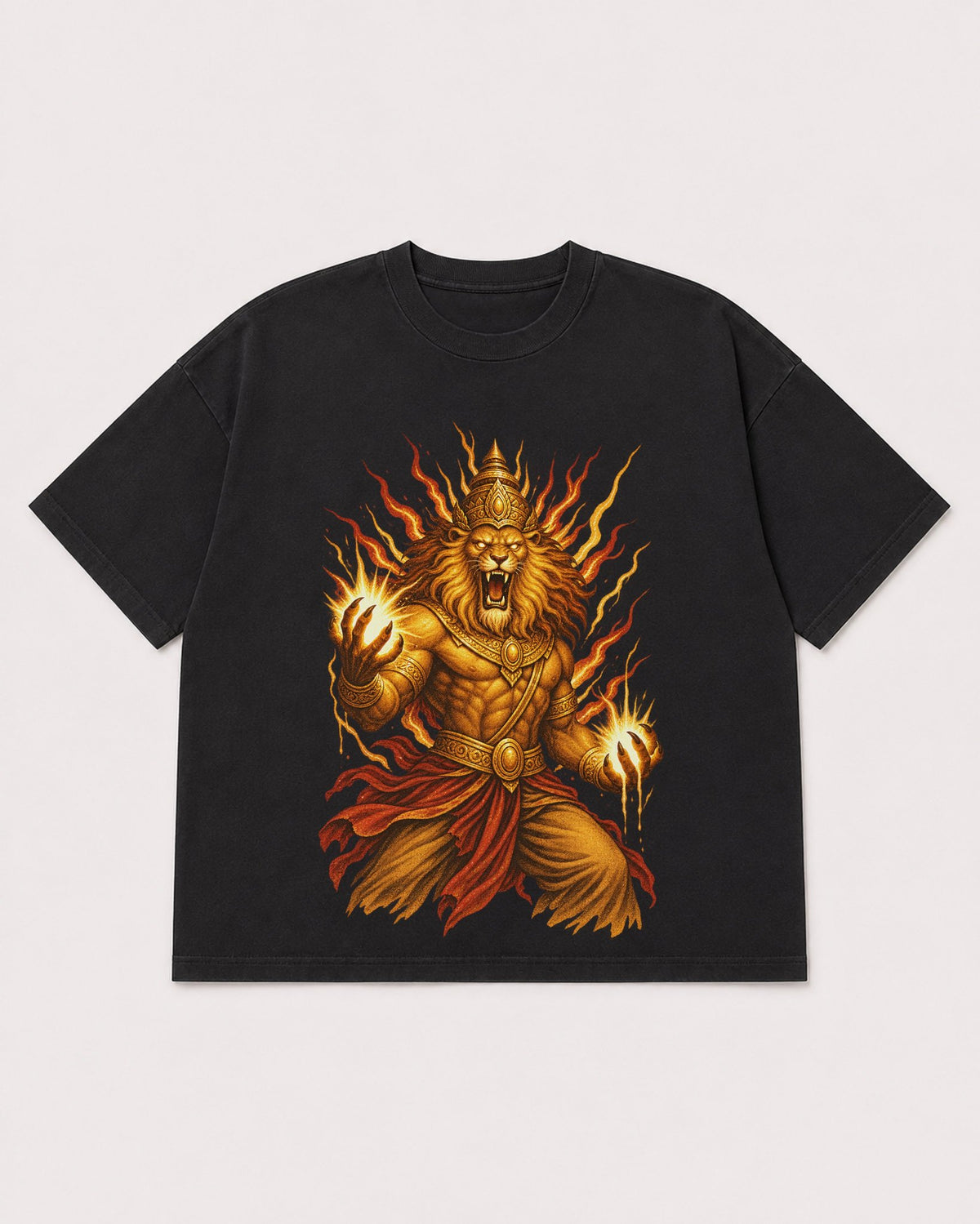 Mockup Boxy Heavyweight Tee Black product