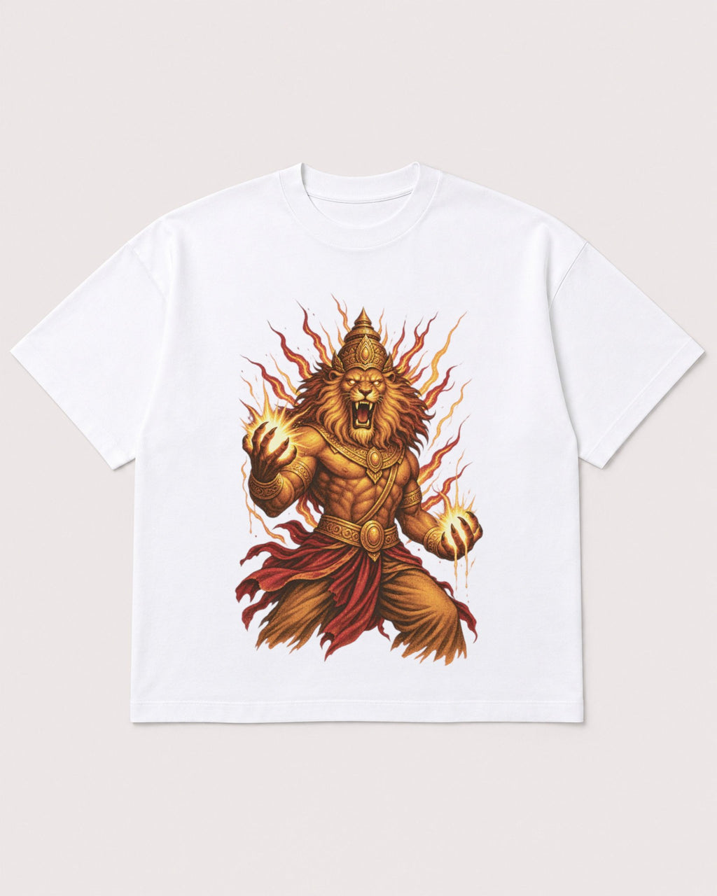 Mockup Boxy Heavyweight Tee White product