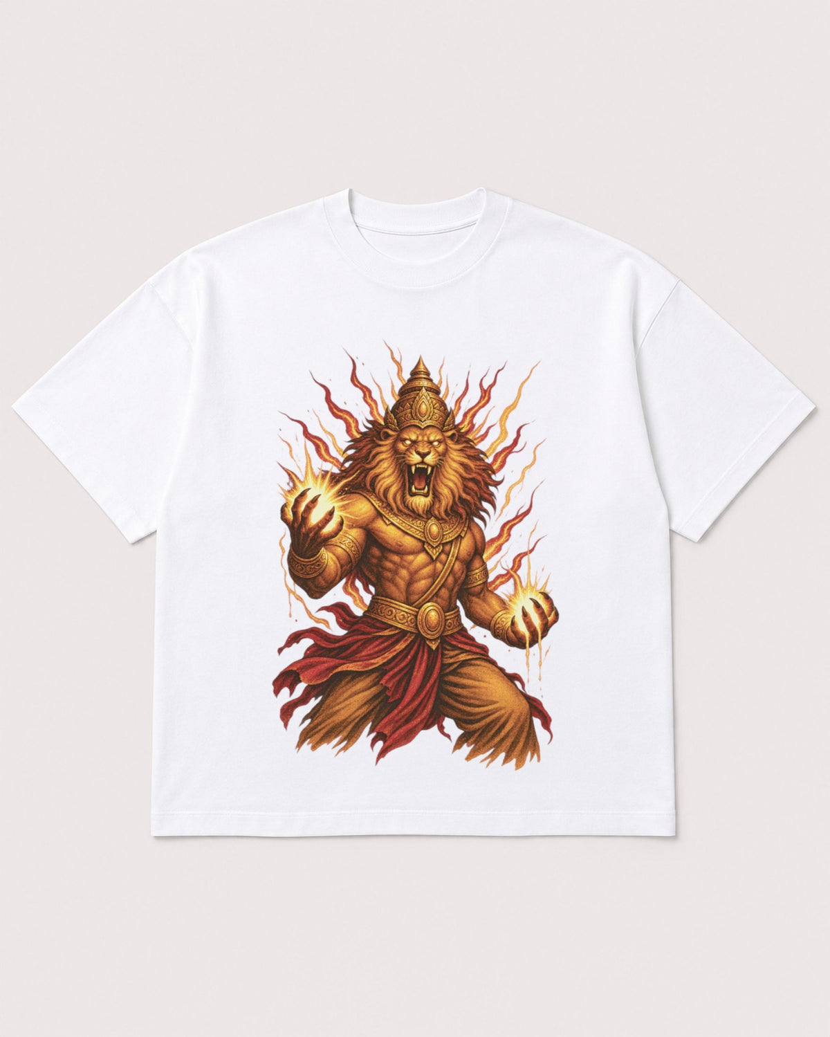 Mockup Boxy Heavyweight Tee White product