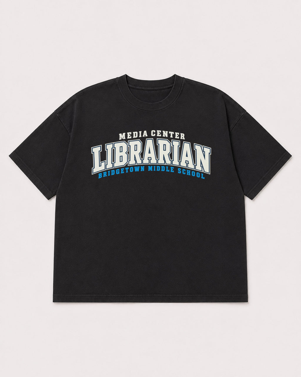 Mockup Boxy Heavyweight Tee Black product