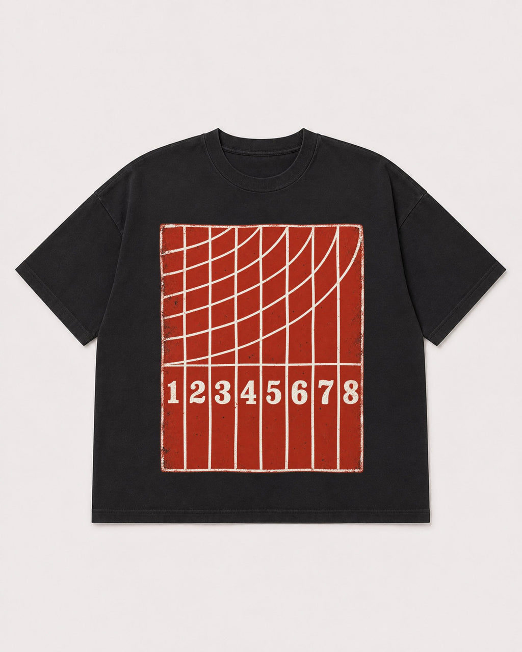 Mockup Boxy Heavyweight Tee Black product