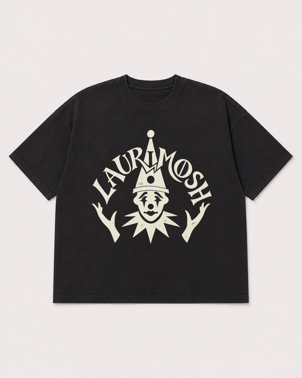 Mockup Boxy Heavyweight Tee Black product