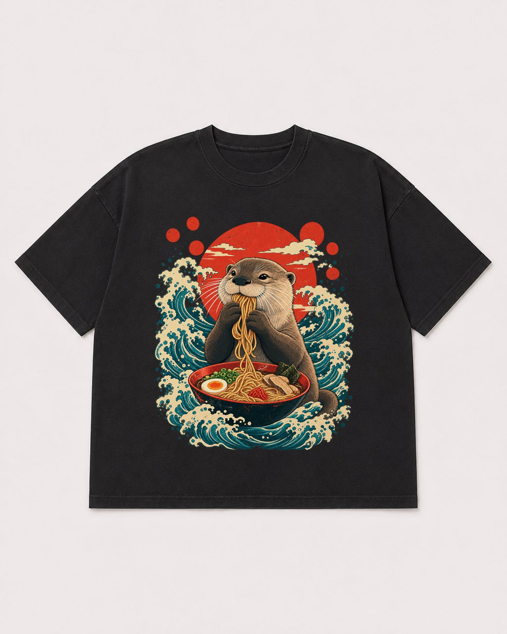 Mockup Boxy Heavyweight Tee Black product