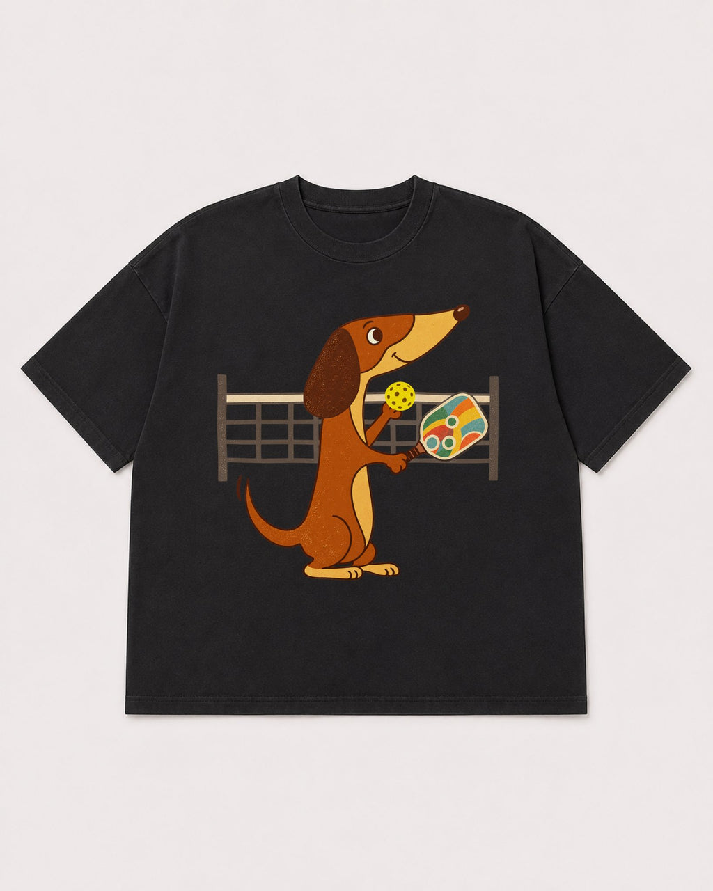 Mockup Boxy Heavyweight Tee Black product