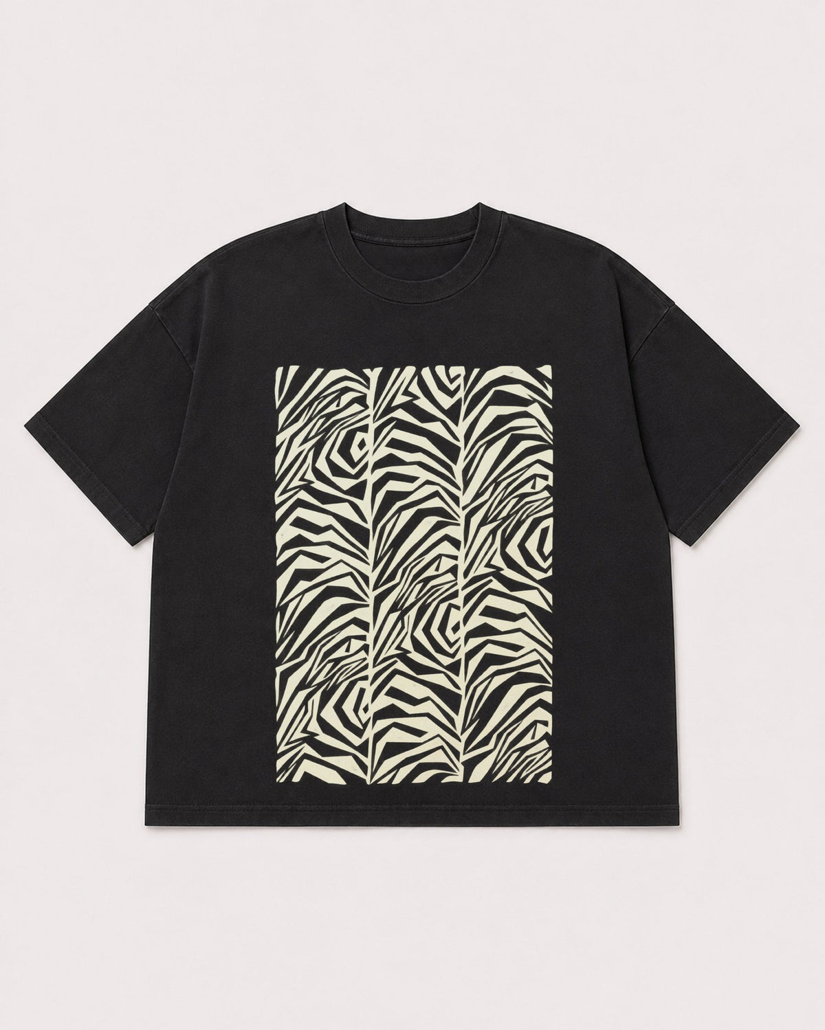 Mockup Boxy Heavyweight Tee Black product