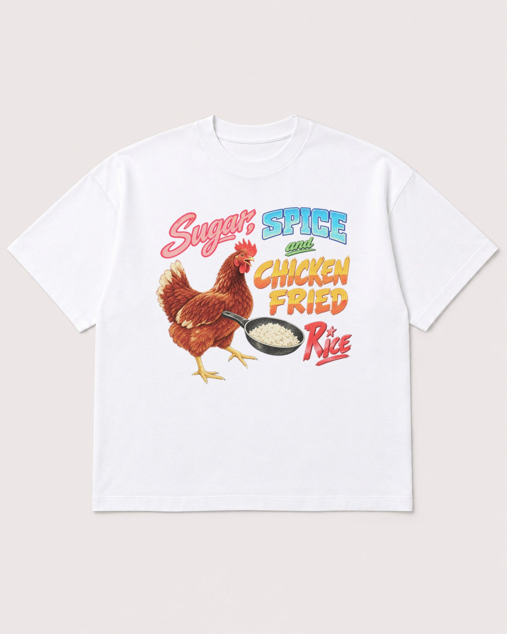 Mockup Boxy Heavyweight Tee White product