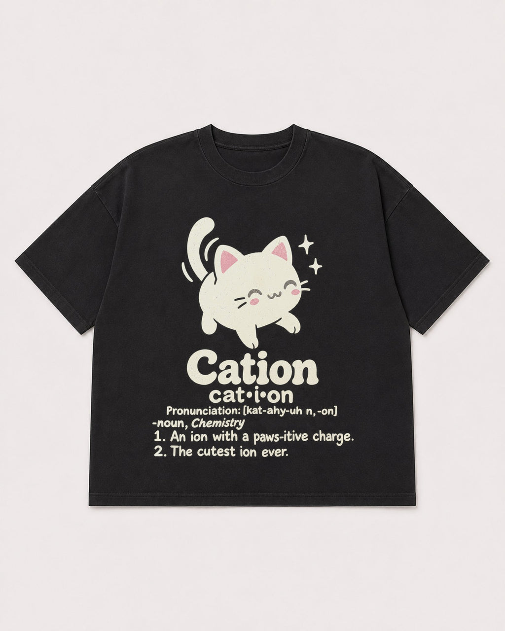 Mockup Boxy Heavyweight Tee Black product
