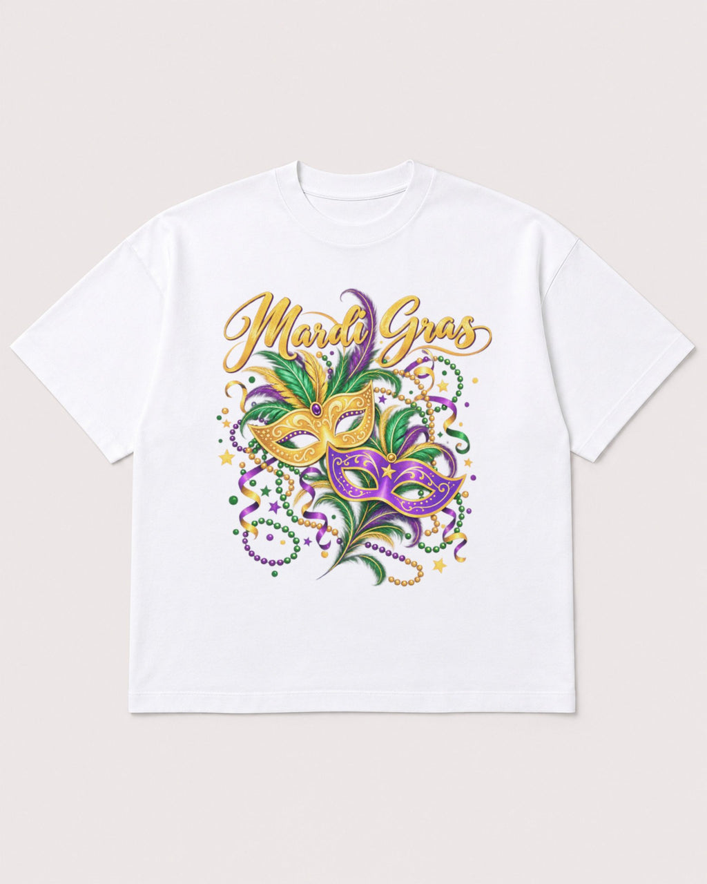 Mockup Boxy Heavyweight Tee White product