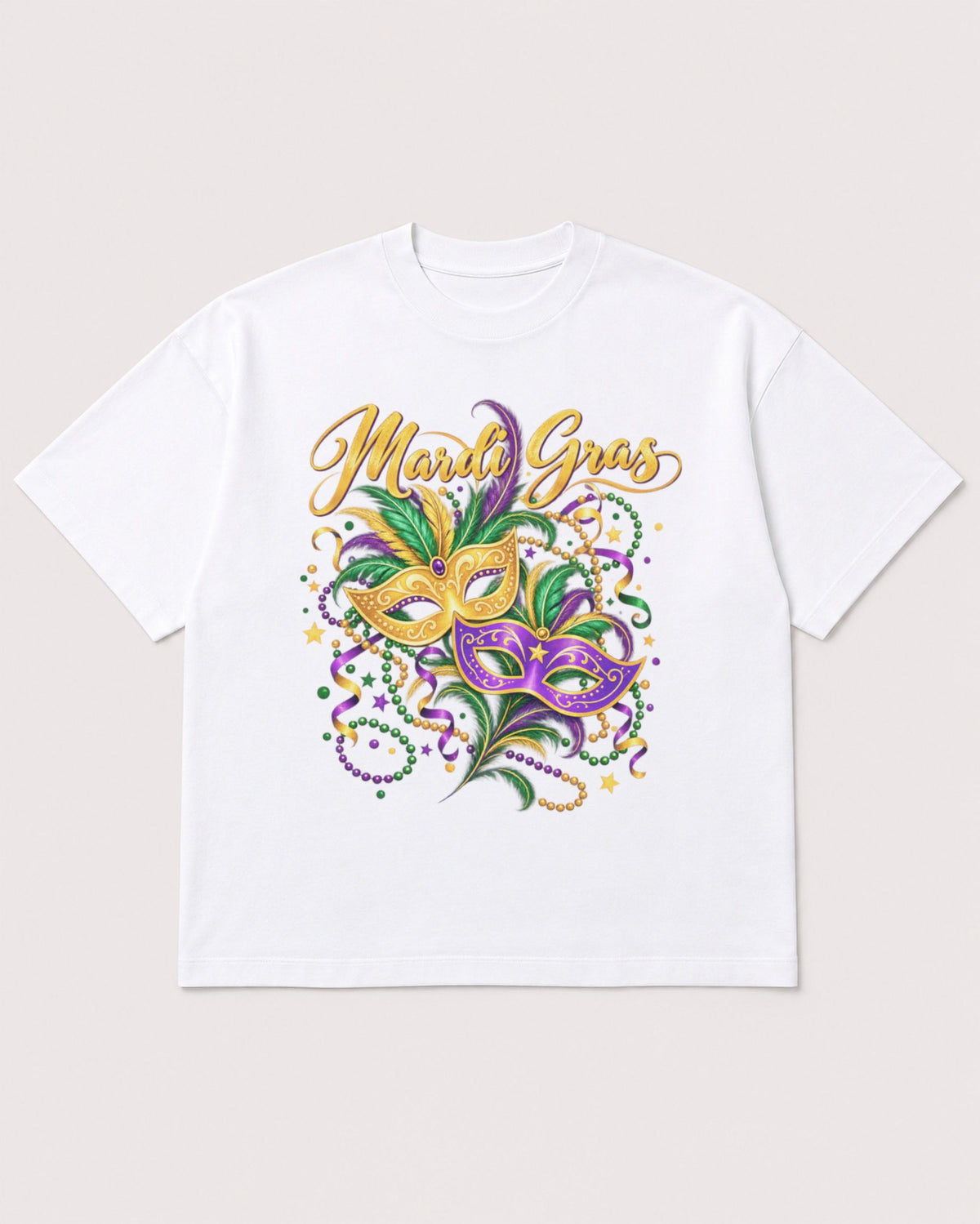 Mockup Boxy Heavyweight Tee White product