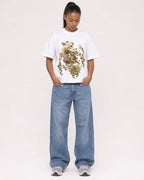 Mockup Boxy Heavyweight Tee White female full-body 25