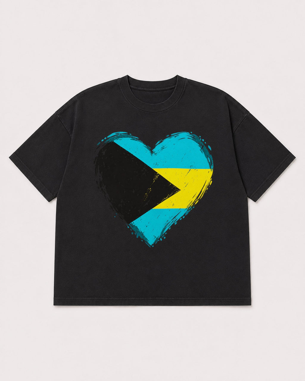 Mockup Boxy Heavyweight Tee Black product