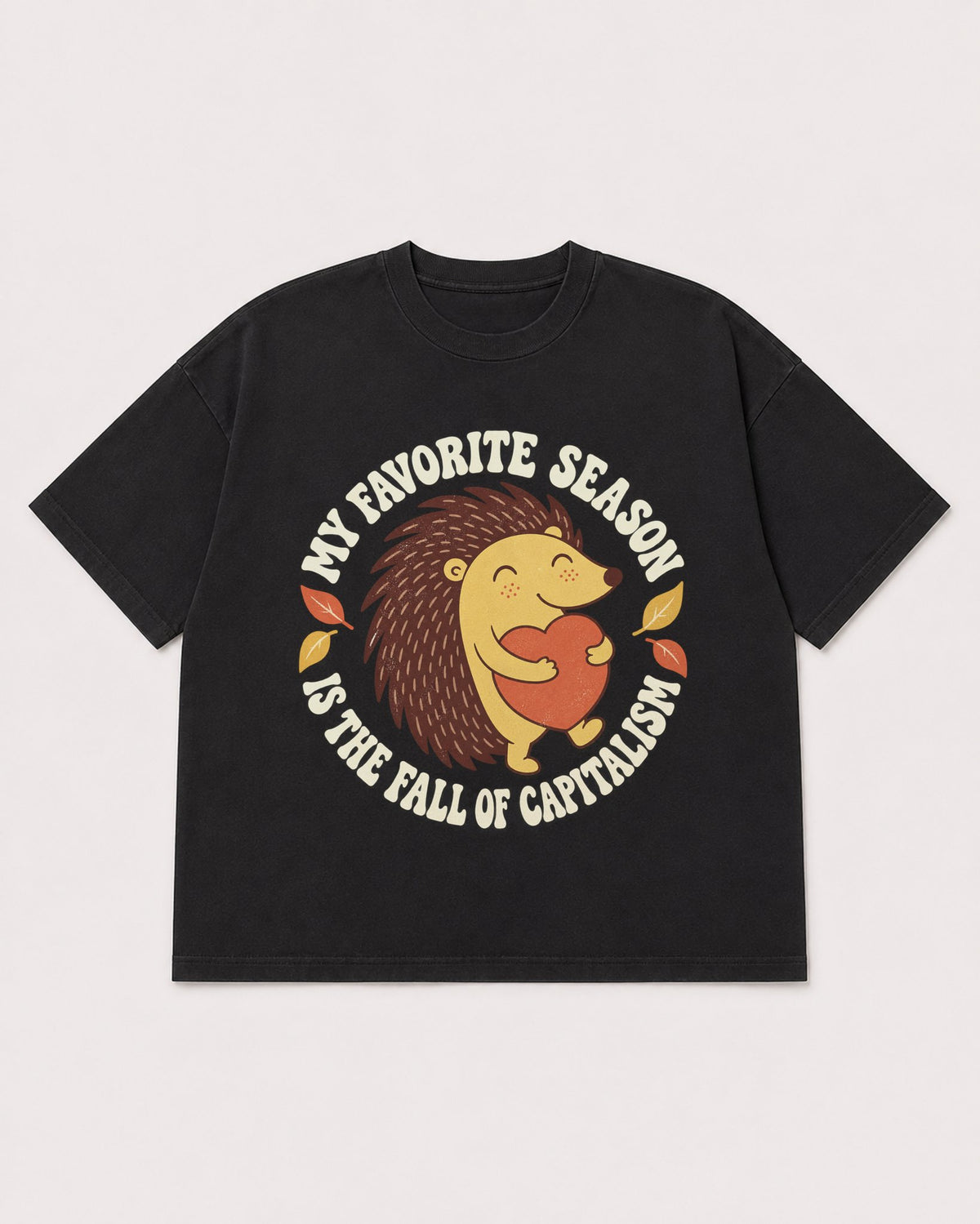 Mockup Boxy Heavyweight Tee Black product