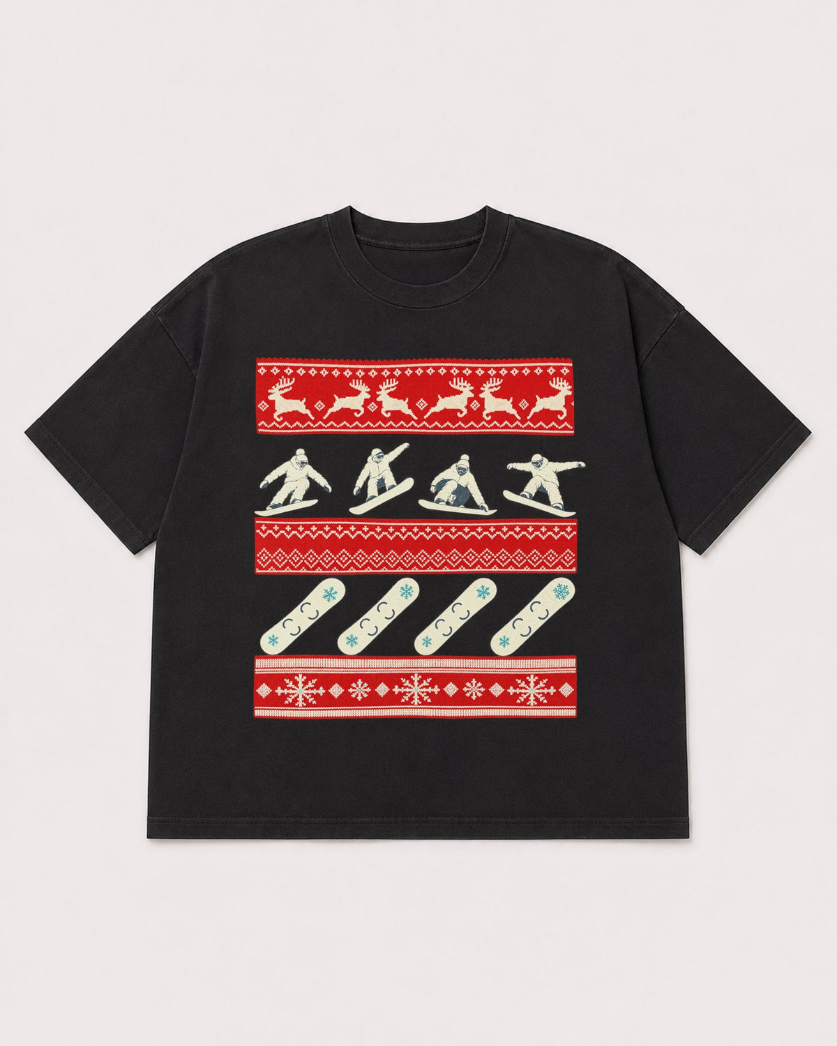 Mockup Boxy Heavyweight Tee Black product
