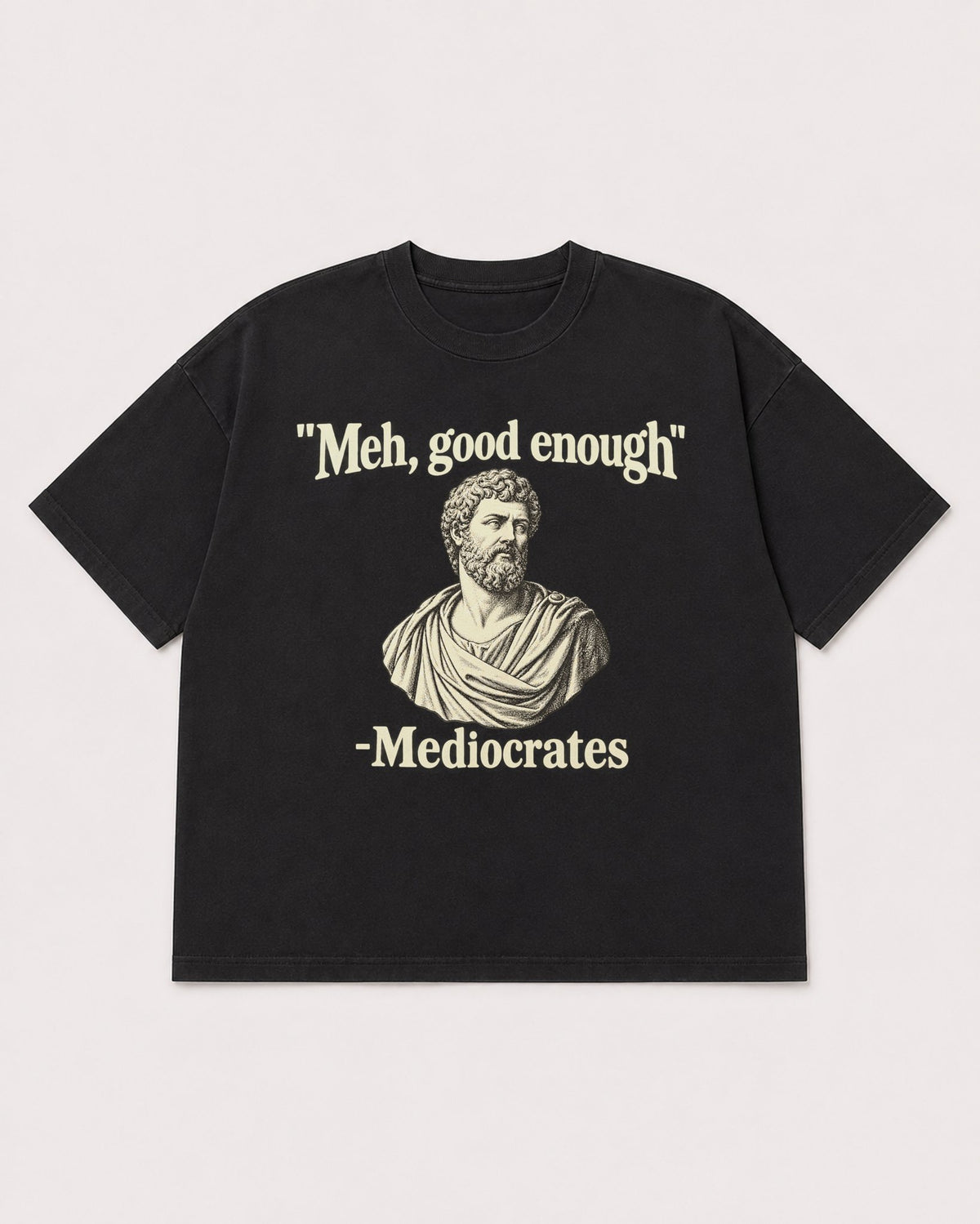 Mockup Boxy Heavyweight Tee Black product
