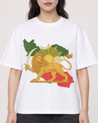 Mockup Boxy Heavyweight Tee White female close-up 03