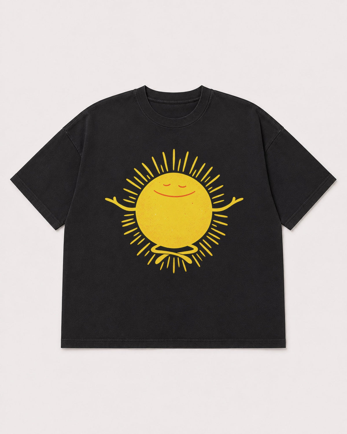 Mockup Boxy Heavyweight Tee Black product