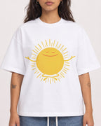Mockup Boxy Heavyweight Tee White female close-up 06