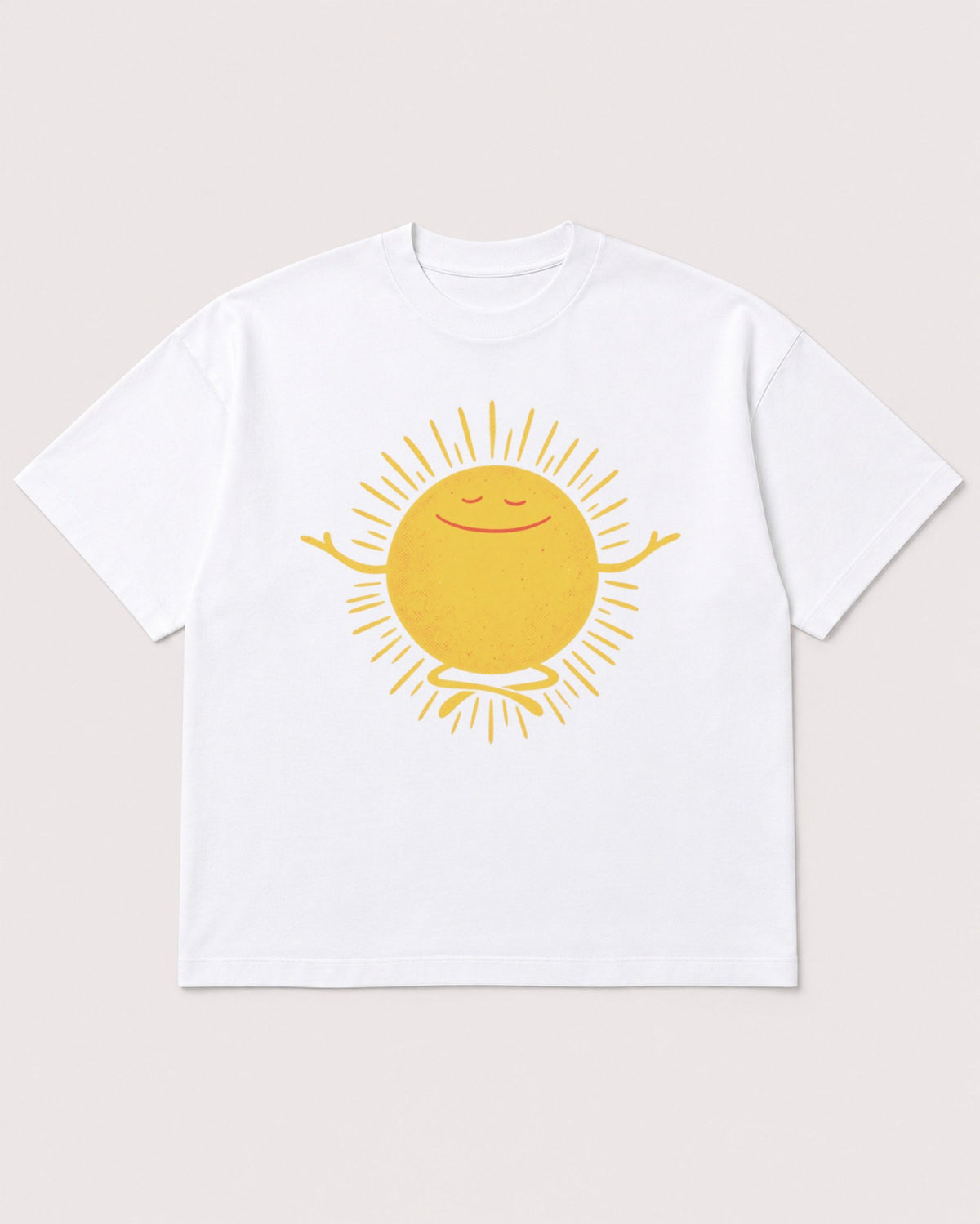 Mockup Boxy Heavyweight Tee White product