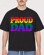 Mockup Boxy Heavyweight Tee Black male close-up 39