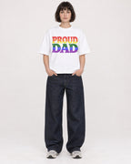 Mockup Boxy Heavyweight Tee White female full-body 39