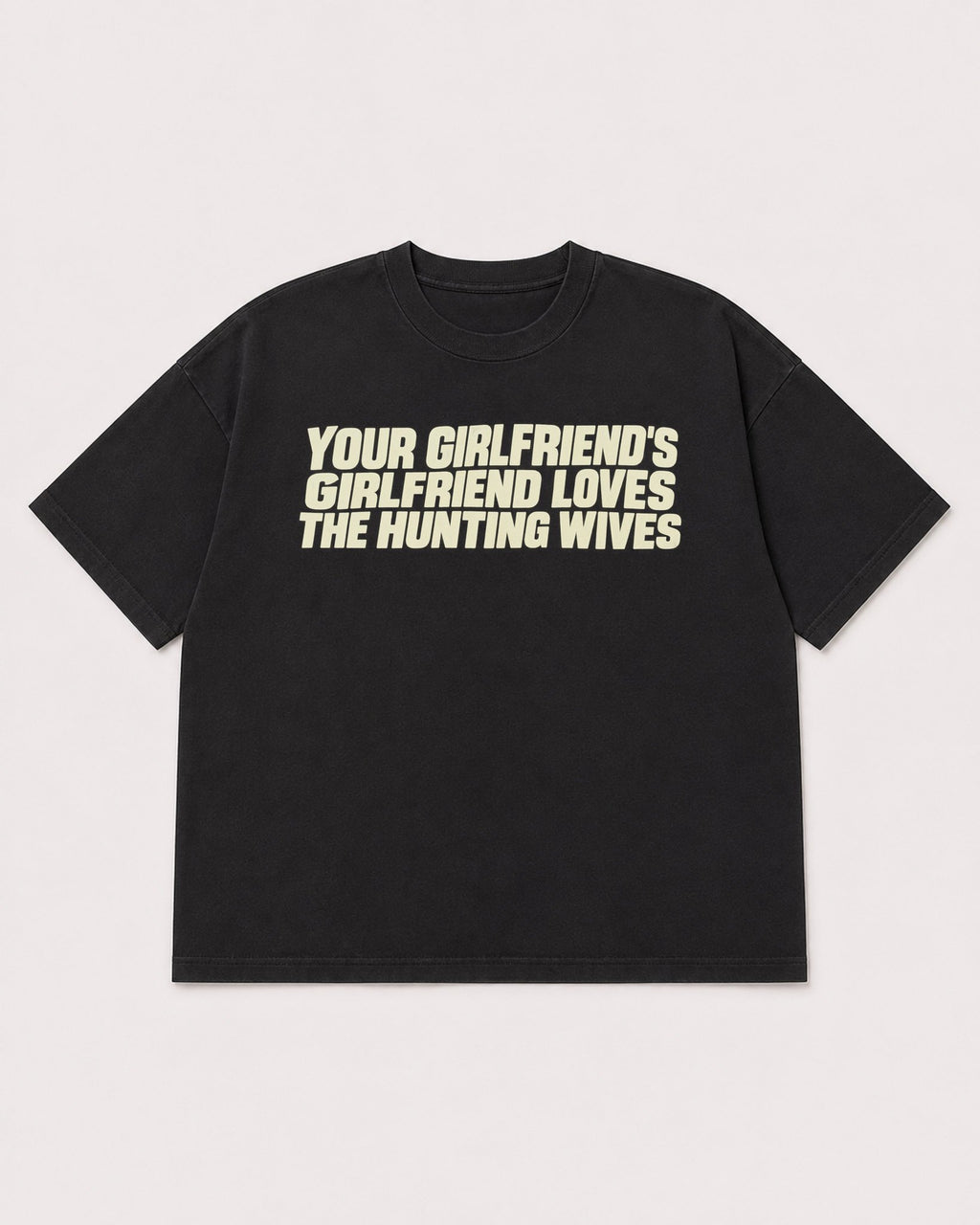 Mockup Boxy Heavyweight Tee Black product