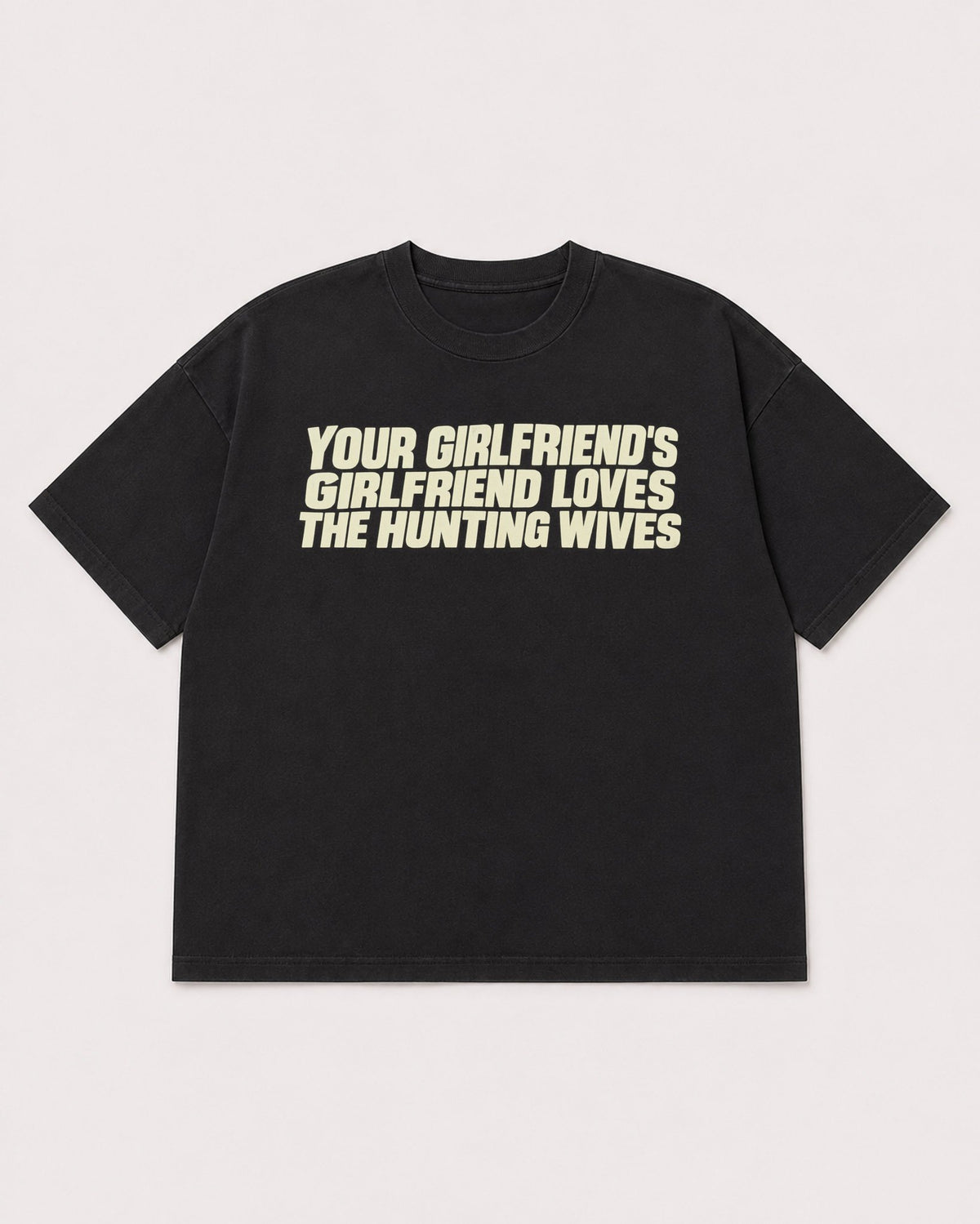 Mockup Boxy Heavyweight Tee Black product